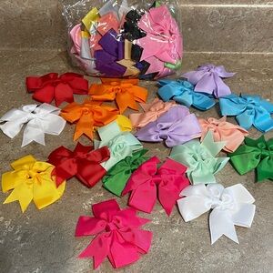 Assorted Kids Hair Bows - Multicolor Pack (New)